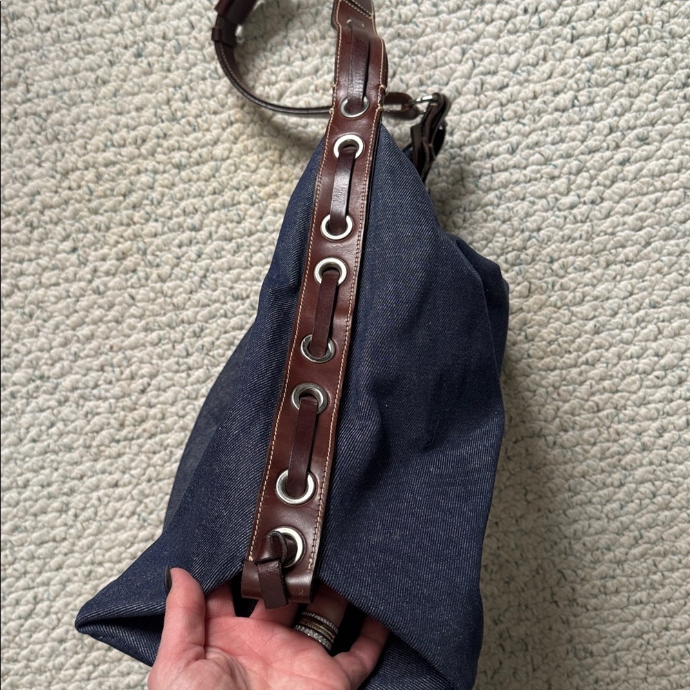 Dooney & Bourke Denim Hobo - Picture 4 of 6